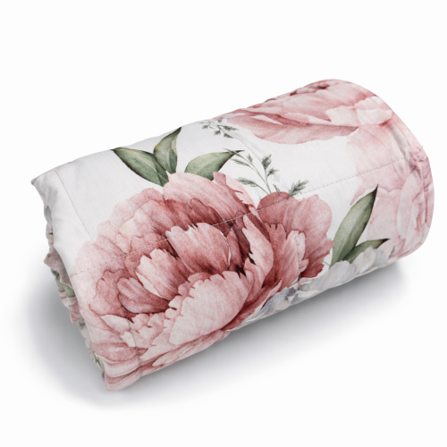 Piwonie kołdra obciążeniowa dla dzieci sensoryczna