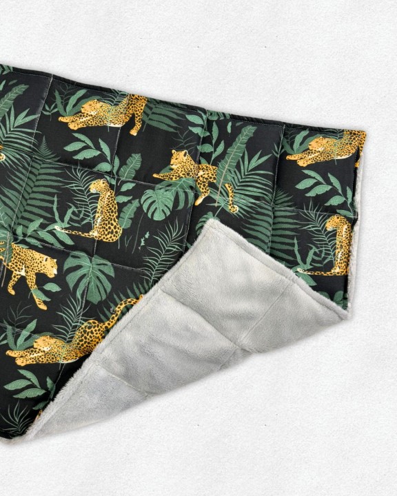 poduszka obciążeniowa sensoryczna na kolana dżungla lamparty 4 kg