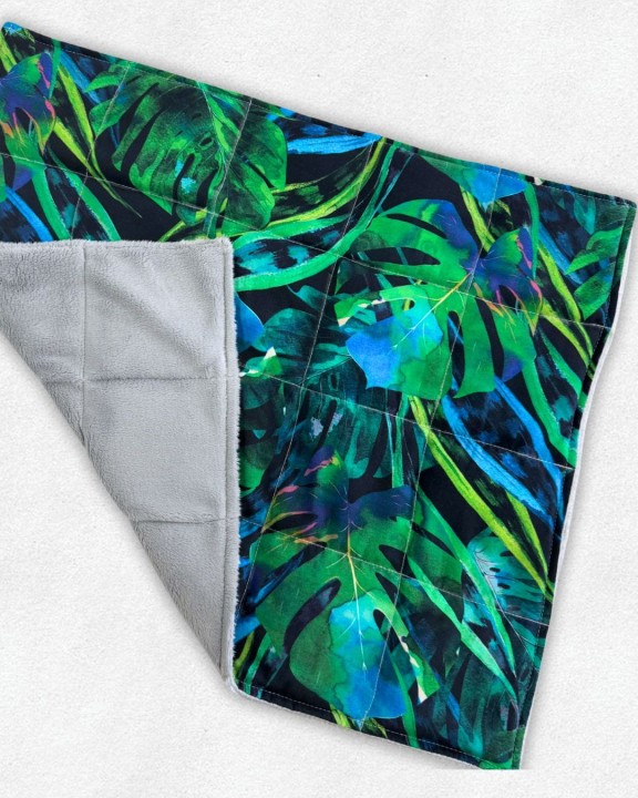 poduszka obciążeniowa sensoryczna dla dzieci 30x40 cm, 1 kg monstera